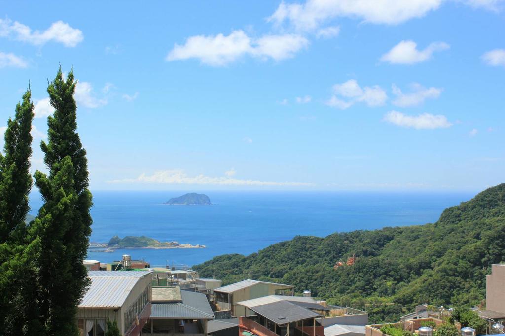 九份山海灣民宿 I 近老街 L 海景檜木房 Exterior photo